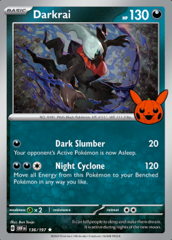 Darkrai 136/197 (Trick or Trade)