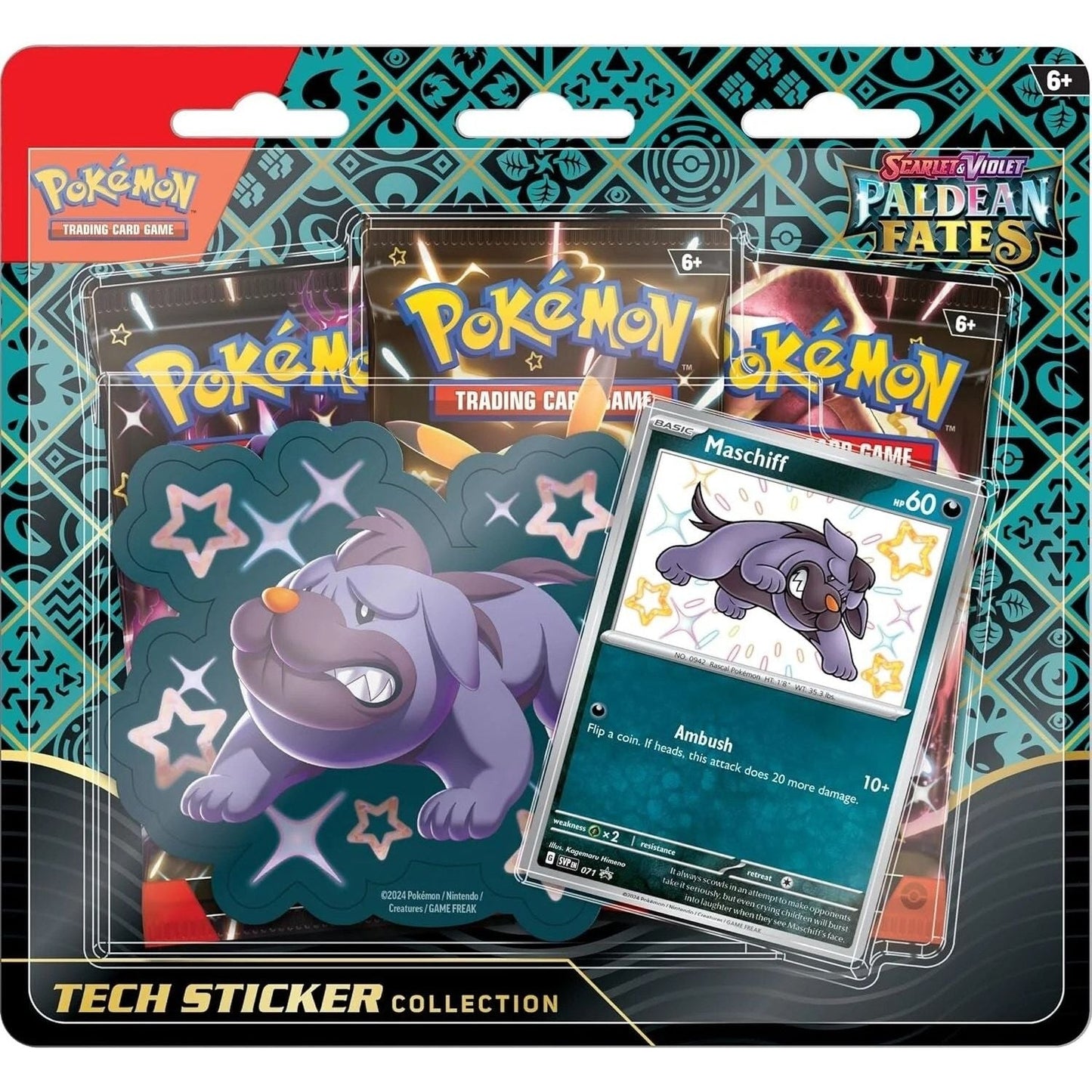 Paldean Fates Tech Sticker Collection [Maschiff]