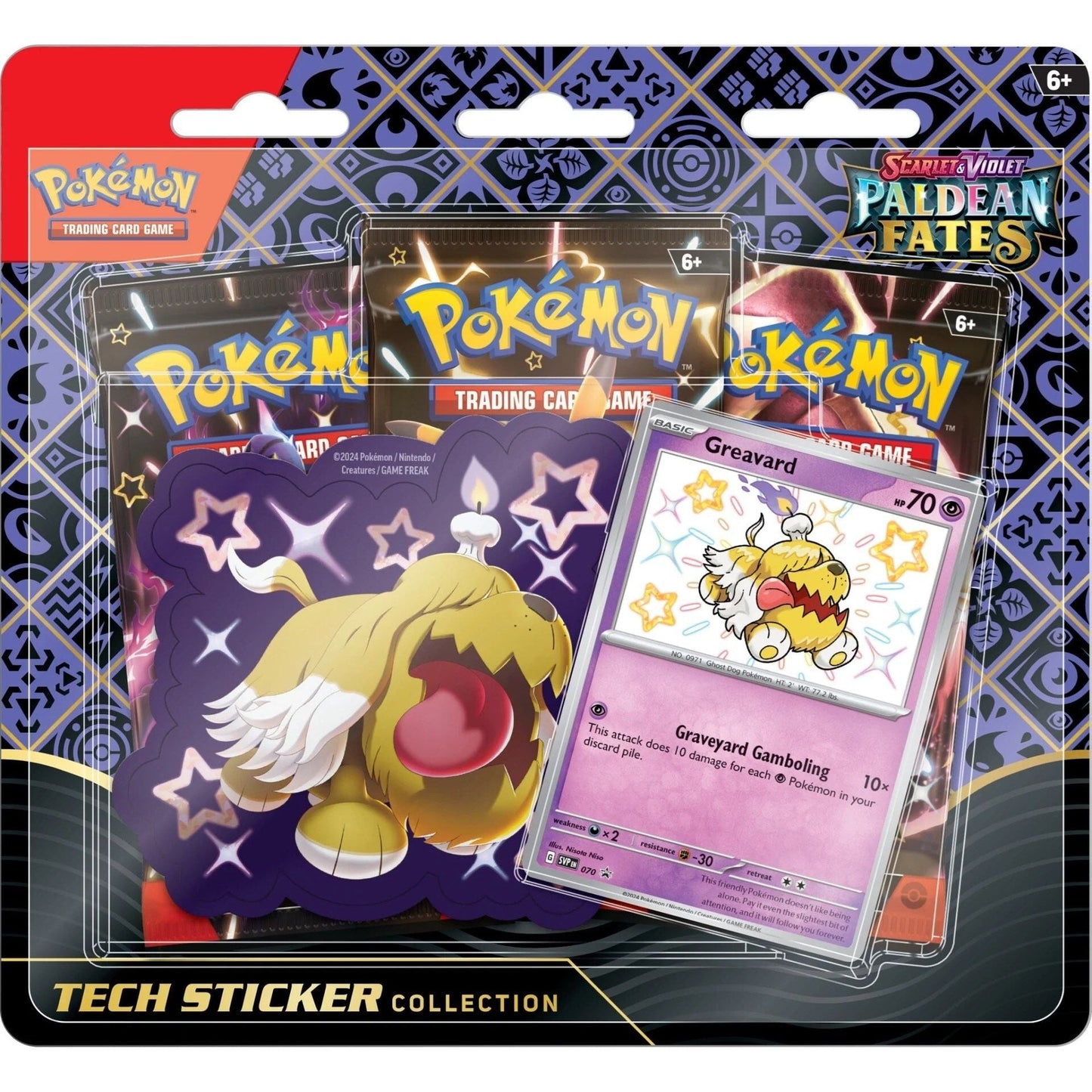 Paldean Fates Tech Sticker Collection [Greavard]