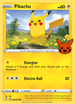 Pikachu 049/203 (Trick or Trade)