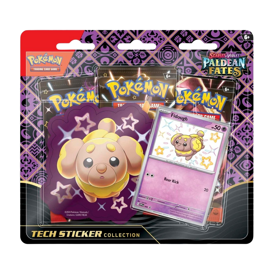 Paldean Fates Tech Sticker Collection [Fidough]