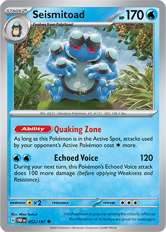 Seismitoad  052/197