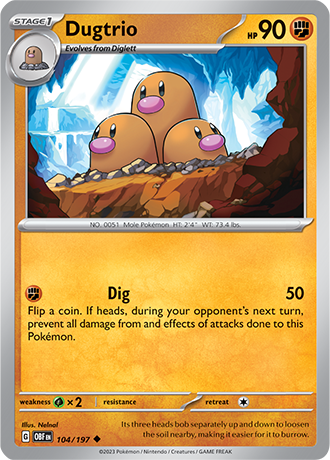 Dugtrio 104/197