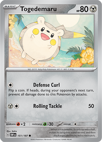 Togedemaru 151/197