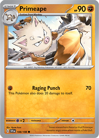 Primeape 108/198