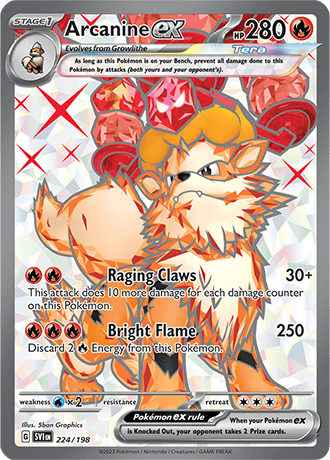 Arcanine ex 224/198
