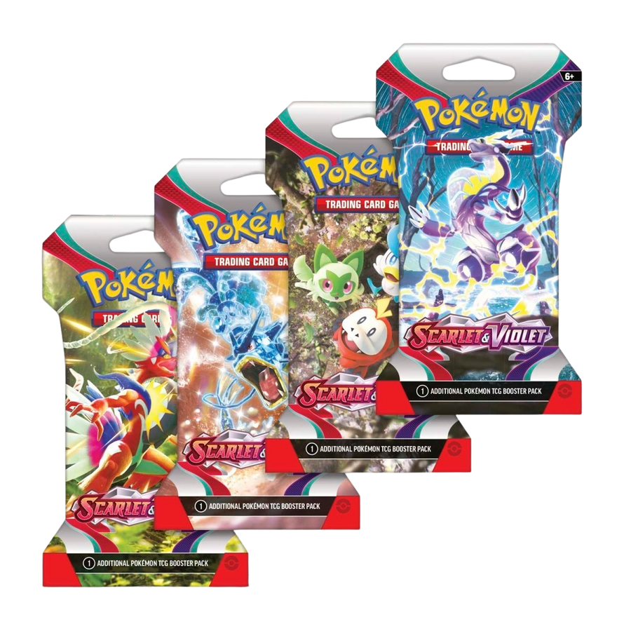 Scarlet & Violet Base Sleeved Booster Pack