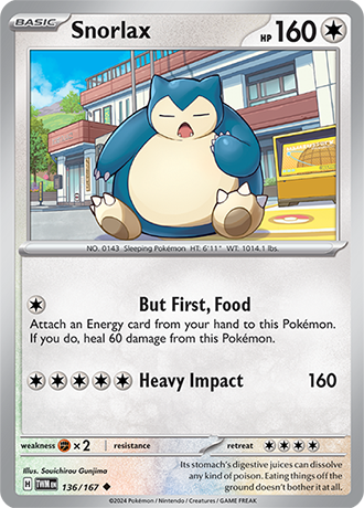 Snorlax 136/167