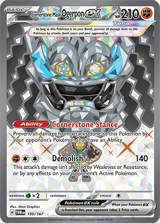 Cornerstone Mask Ogerpon ex 199/167