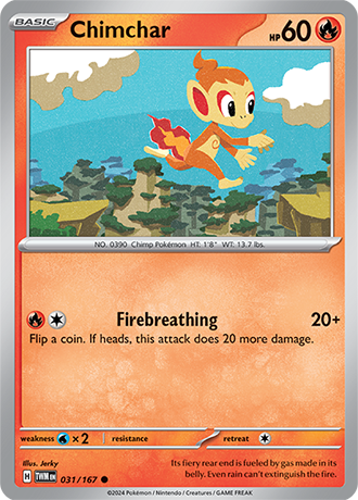 Chimchar 031/167