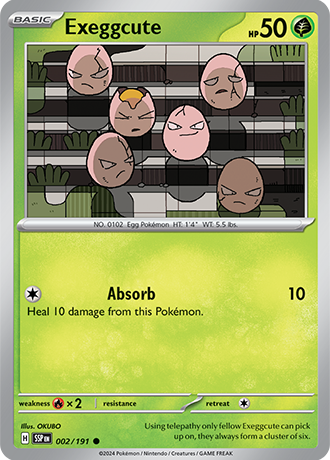 Exeggcute 002/191