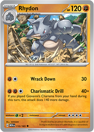 Rhydon 112/165