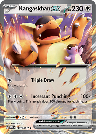 Kangaskhan ex 115/165