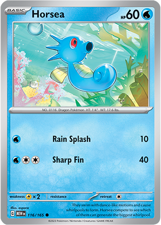 Horsea 116/165
