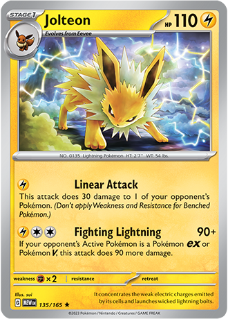 Jolteon 135/165