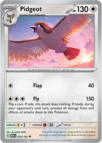 Pidgeot 018/165