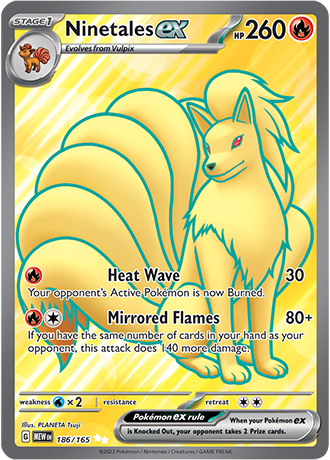 Ninetales ex 186/165