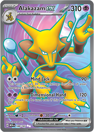 Alakazam ex 188/165