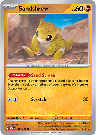 Sandshrew 027/165