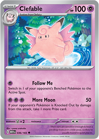 Clefable 036/165