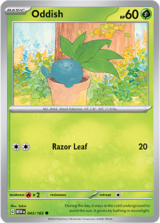 Oddish 043/165