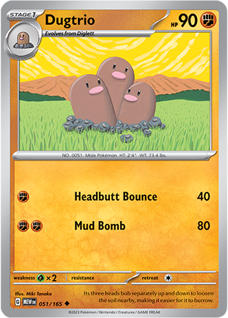 Dugtrio 051/165
