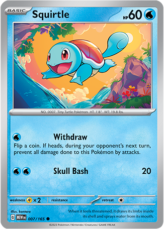 Squirtle 007/165