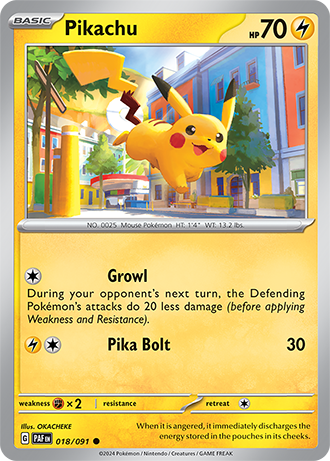 Pikachu 018/091