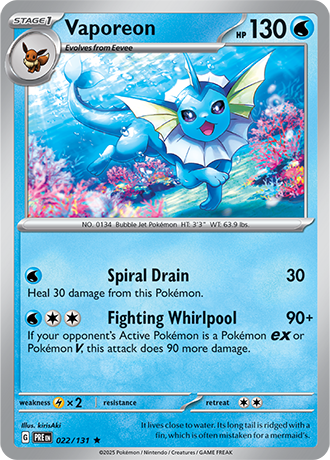 Vaporeon 022/131