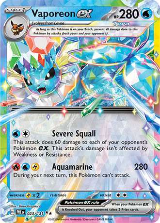 Vaporeon ex 023/131