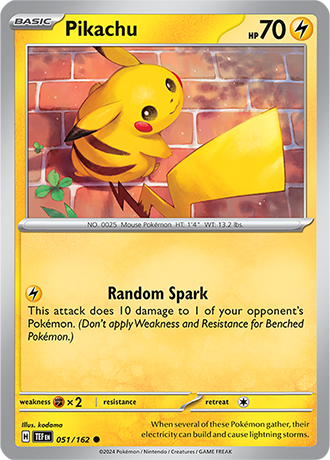 Pikachu 051/162
