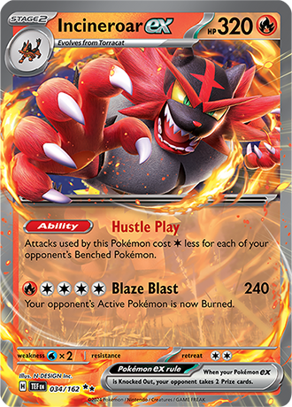 Incineroar ex 034/162