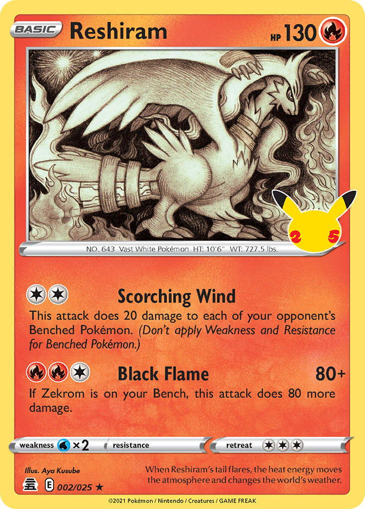 Reshiram 002/025