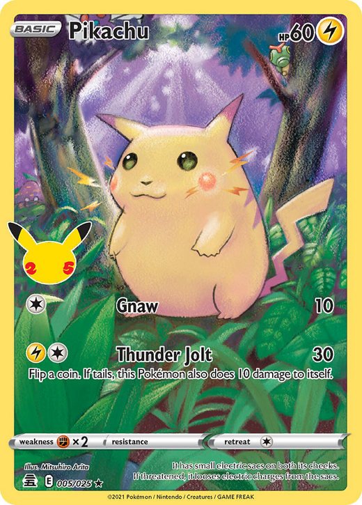 Pikachu 005/025