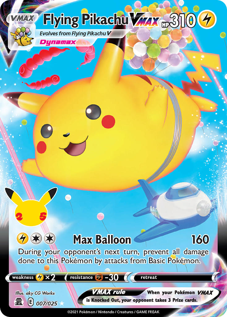Flying Pikachu VMAX 007/025