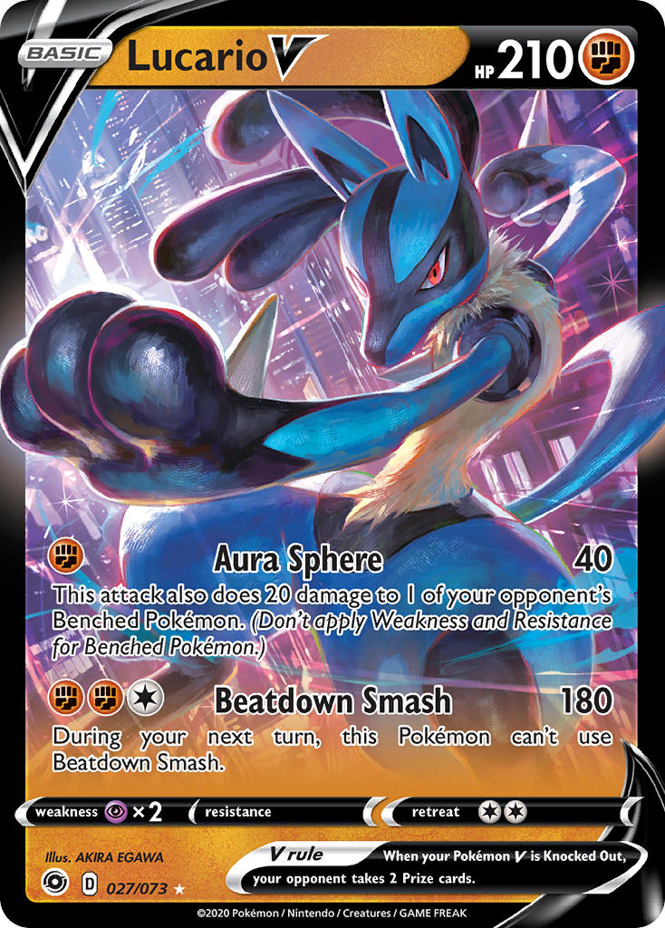 Lucario V 027/073