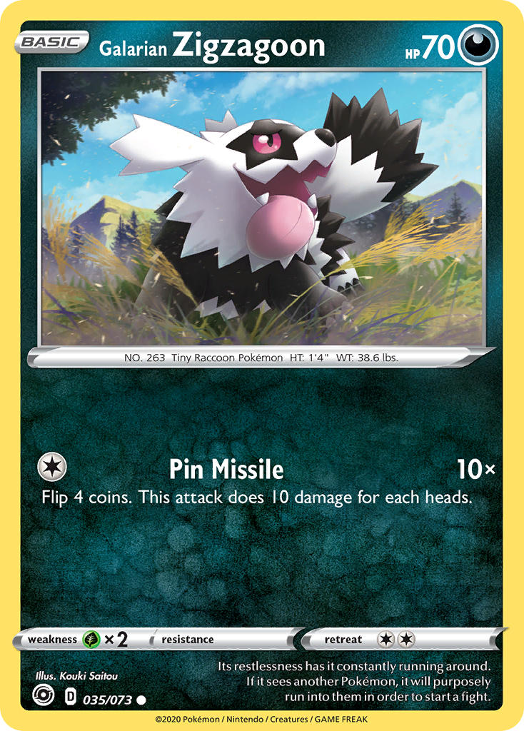 Galarian Zigzagoon 035/073