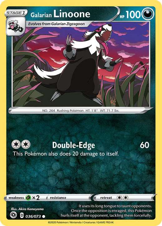 Galarian Linoone 036/073