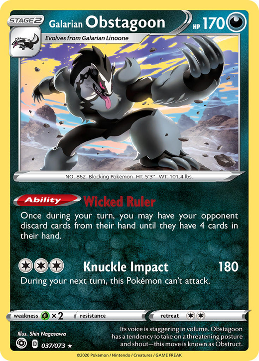 Galarian Obstagoon 037/073