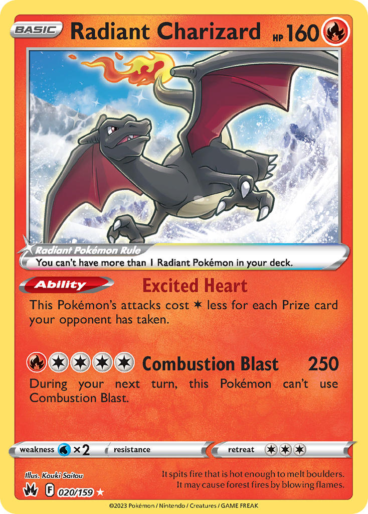 Radiant Charizard 020/159