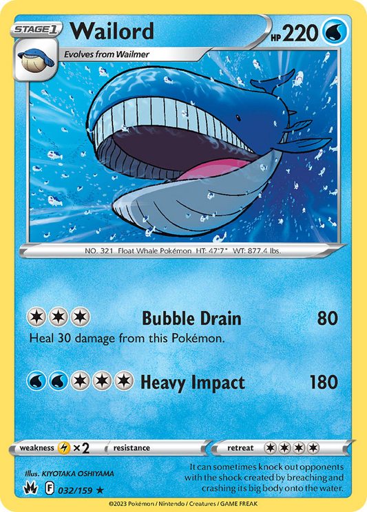 Wailord 032/159