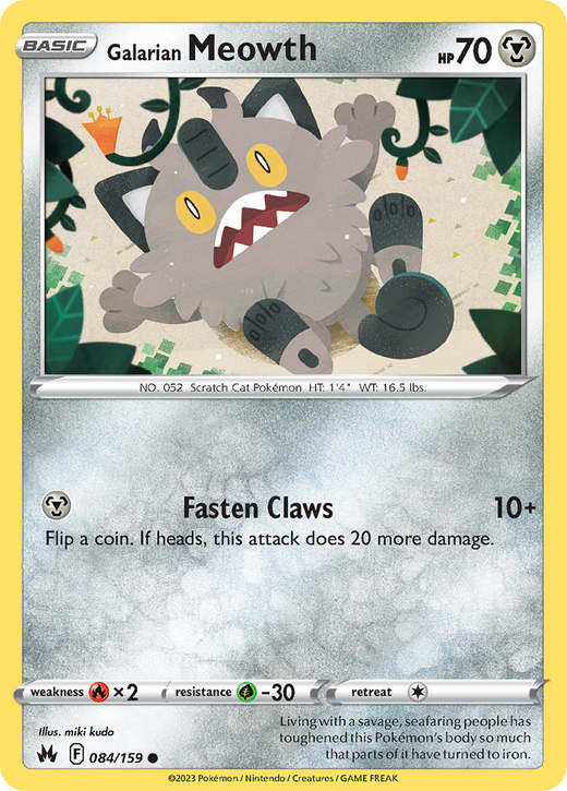 Galarian Meowth 084/159