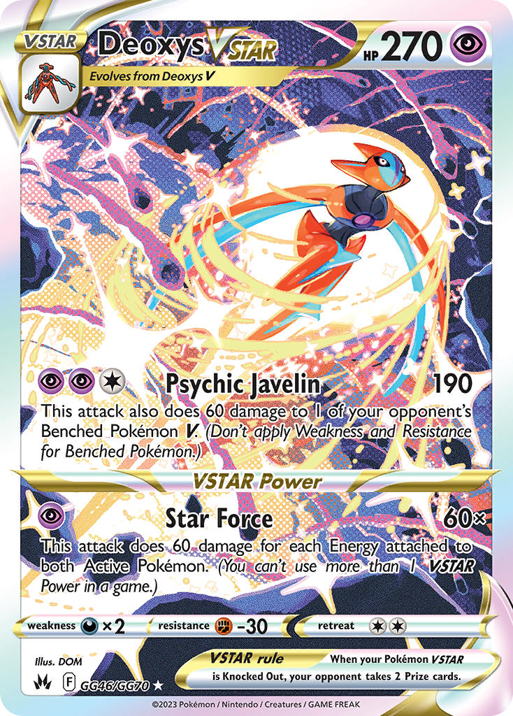 Deoxys VSTAR GG46/GG70