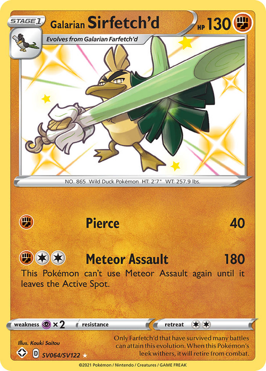 Galarian Sirfetch'd SV064/SV122