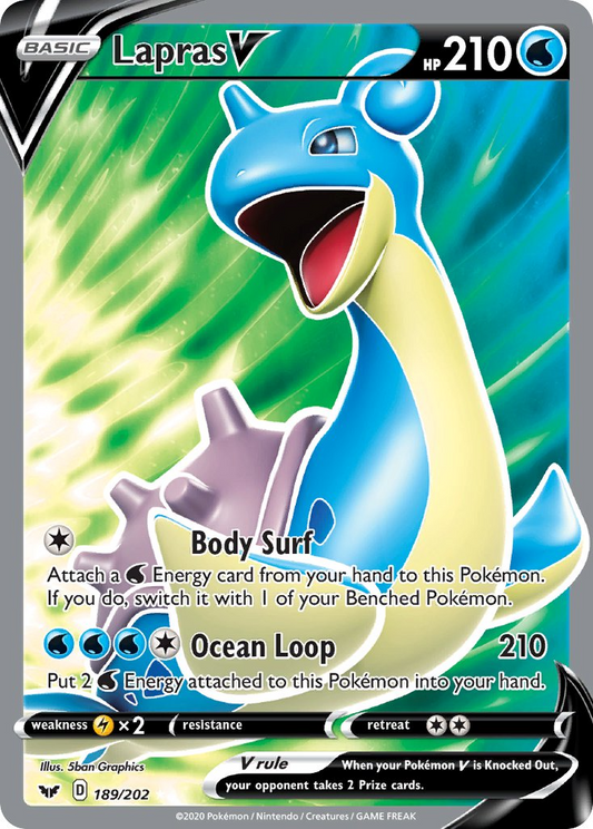 Lapras V 189/202