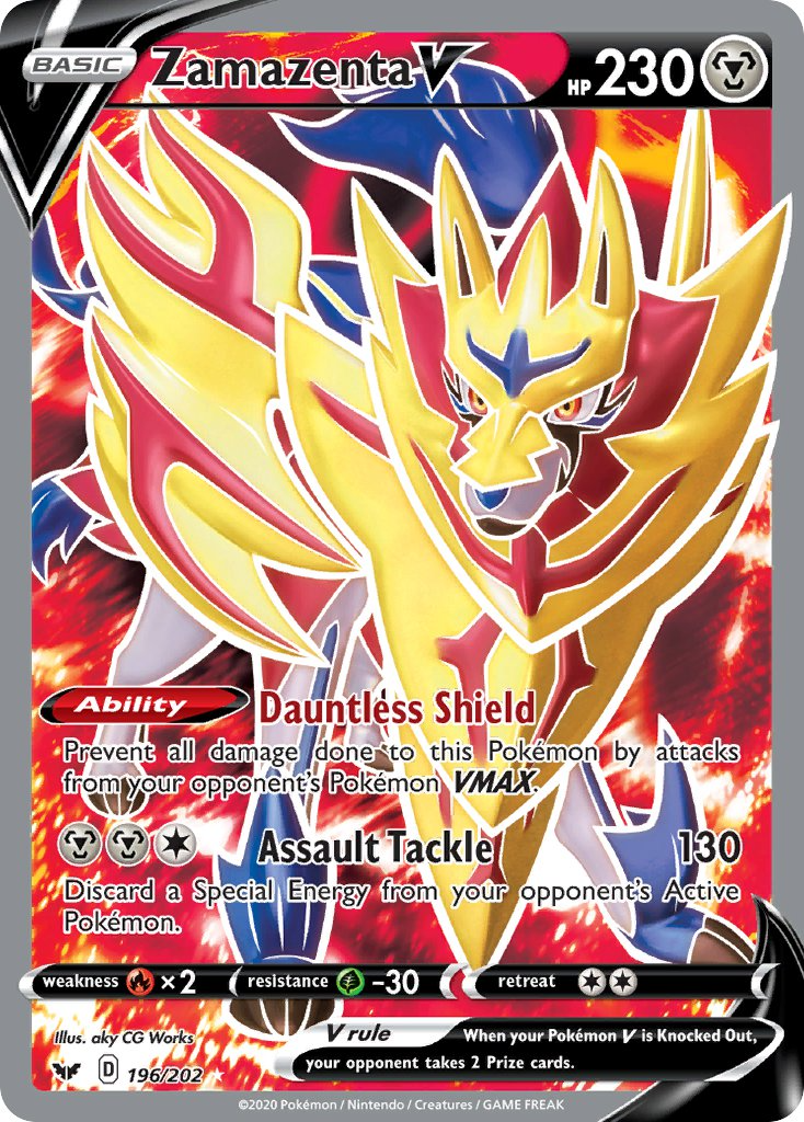 Zamazenta V 196/202