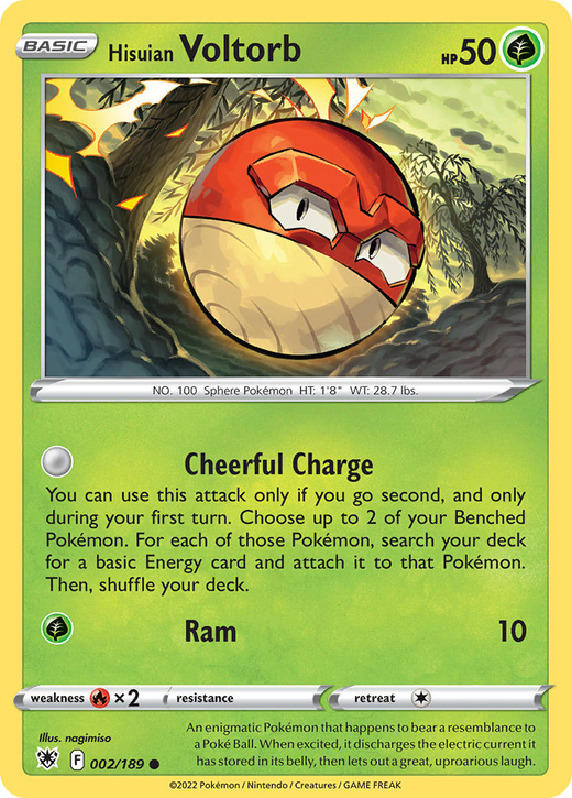 Hisuian Voltorb 002/189