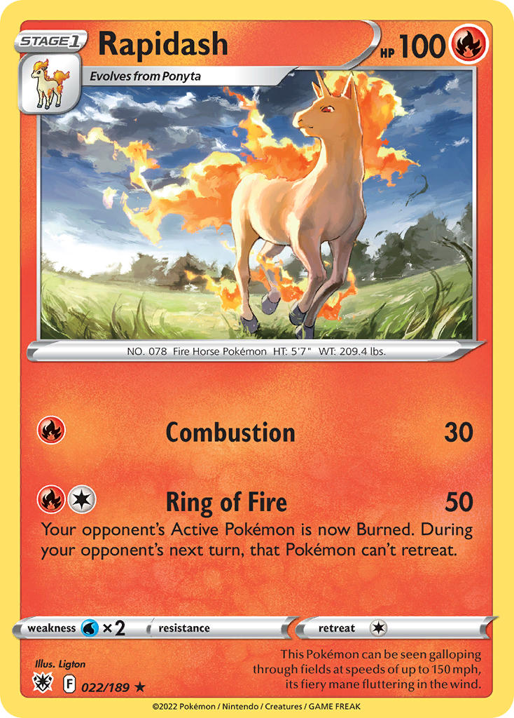 Rapidash 022/189