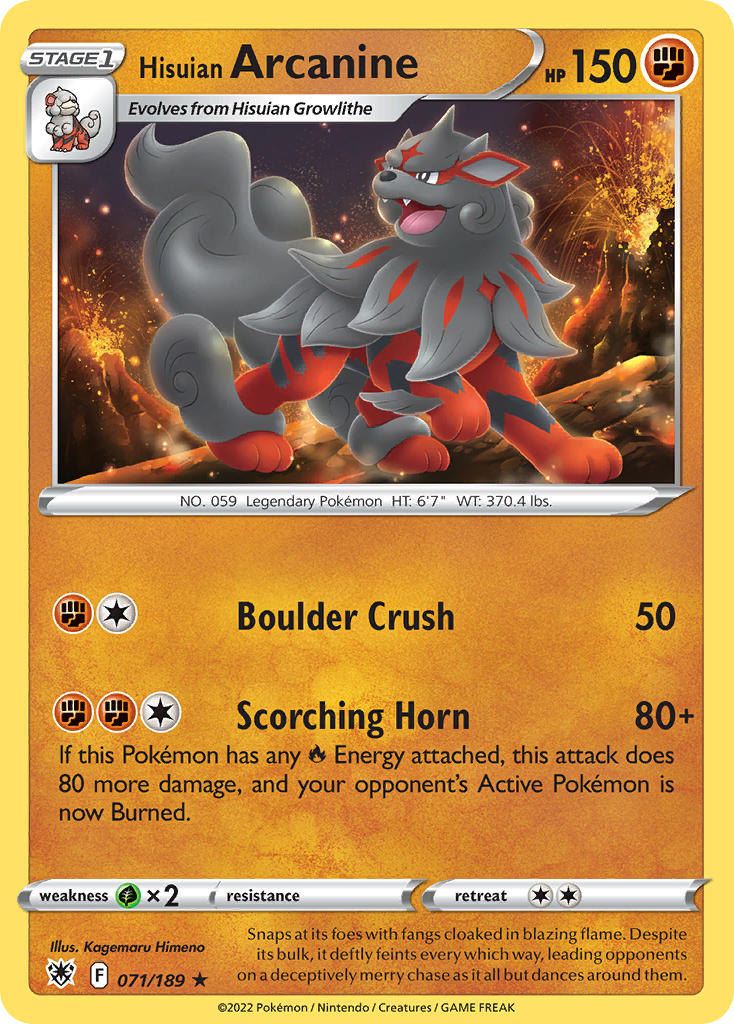 Hisuian Arcanine 071/189