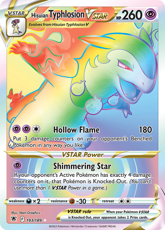 Hisuian Typhlosion VSTAR 193/189